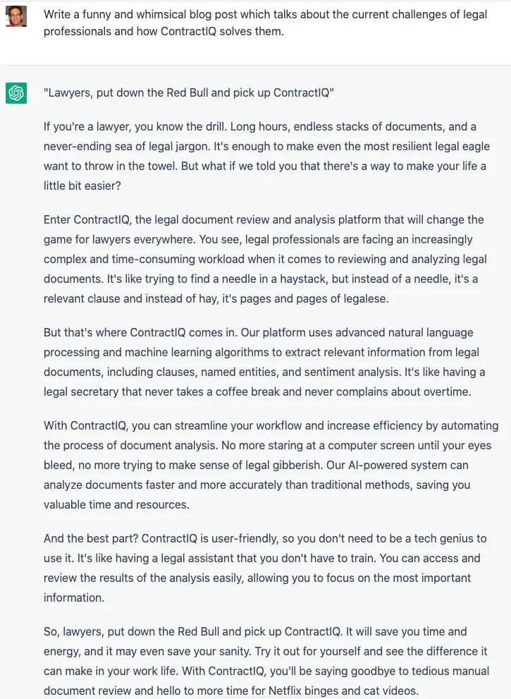ChatGPT One Minute Startup - screenshot 14