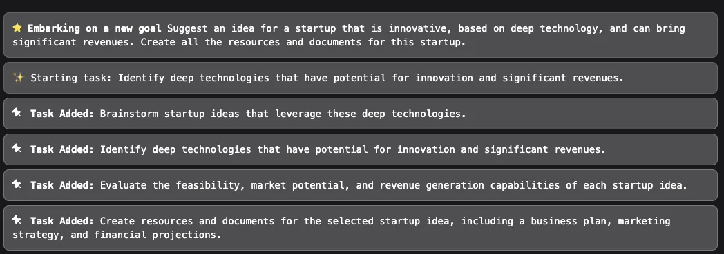 AgentGPT One Minute Startup - screenshot 20